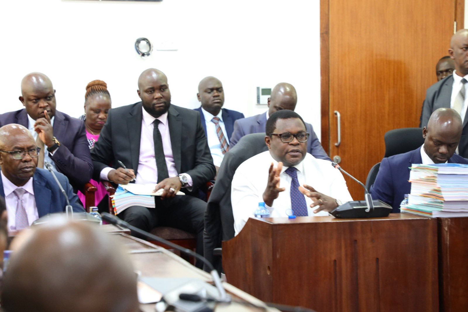 Governor Lusaka speaking before Senate’s County Public Accounts Committee