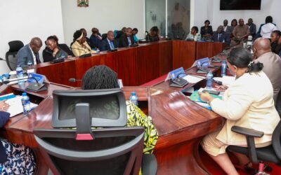 Senate Standing Committee on Education sitting while engaging education professionals and the Council of Governors at Bunge Towers.