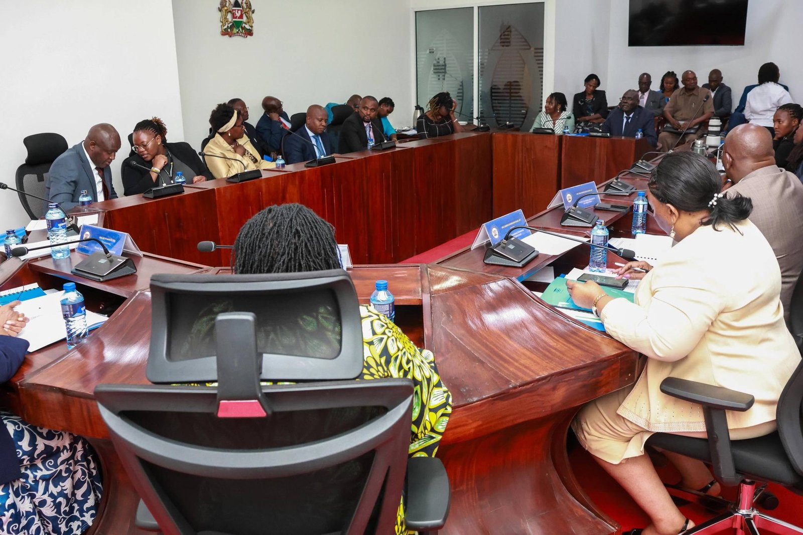 Senate Standing Committee on Education sitting while engaging education professionals and the Council of Governors at Bunge Towers.