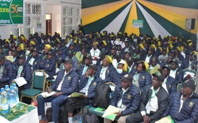 Boresha DT SACCO members gathered for their 50-year Golden Jubilee Annual Delegates Meeting celebration.