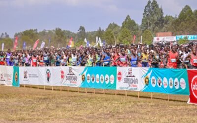 Athletes in action at Lobo Village in Eldoret during the 2026 Absa Sirikwa Classic.