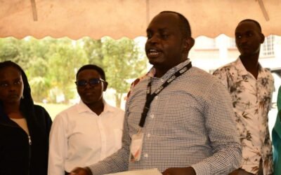 KNCCI Official interacting with youths in Nandi