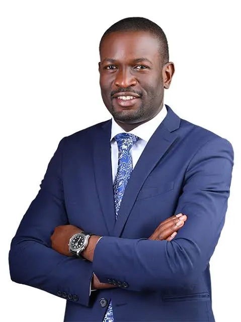 Studio portrait of Nairobi Senator Edwin Sifuna.
