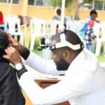 ENT specialists conduct routine hearing screening in Nakuru.