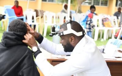 ENT specialists conduct routine hearing screening in Nakuru.