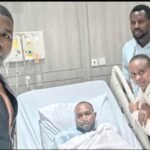 Kenyans in Dubai takes selfie with Kevin Kimutai in a Dubai ICU
