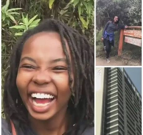 Margaret Wambui death investigation photo collage showing her smiling, outdoors, and Altura Apartments in Upper Hill Nairobi