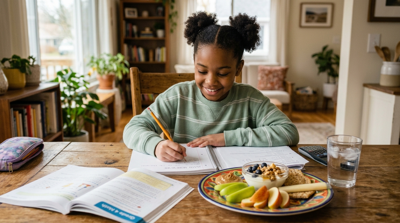 After-School Snacks That Help Kids Focus on Homework