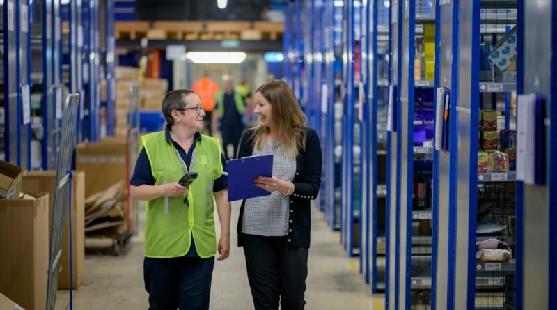 Warehouse inventory management illustrating KRA eTIMS stock management requirements for Kenyan businesses.