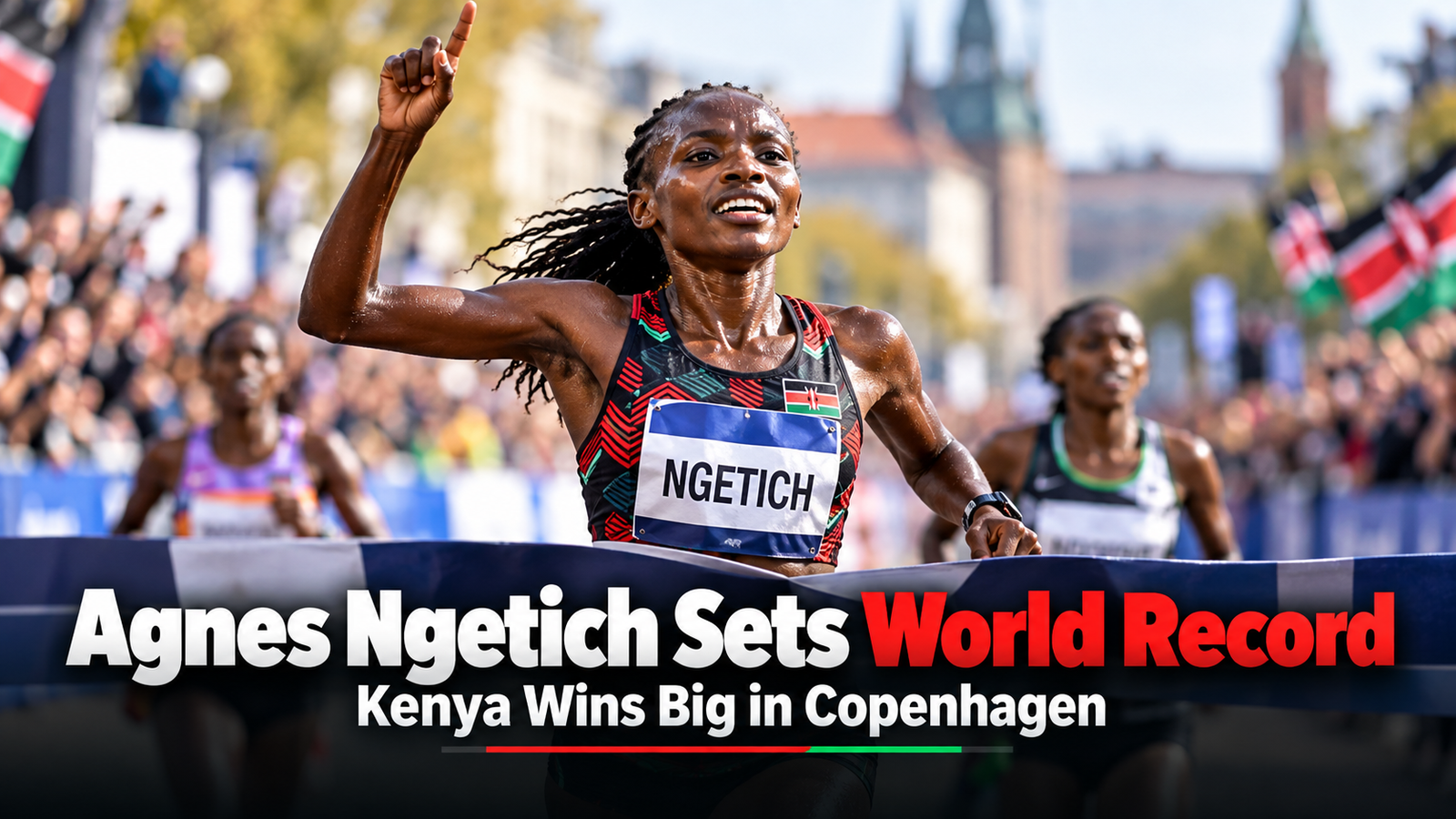 Agnes Ngetich Breaks Women-Only Half Marathon World Record as Kenya Wins Copenhagen Team Gold