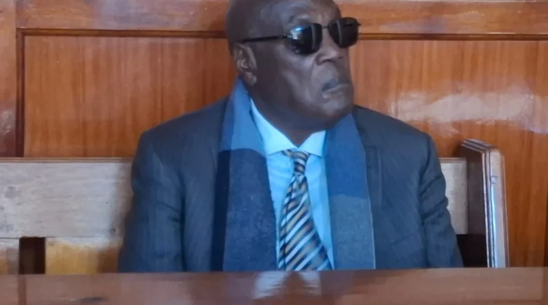 Former Nairobi Provincial Commissioner Davis Chelogoi at a previous court appearance