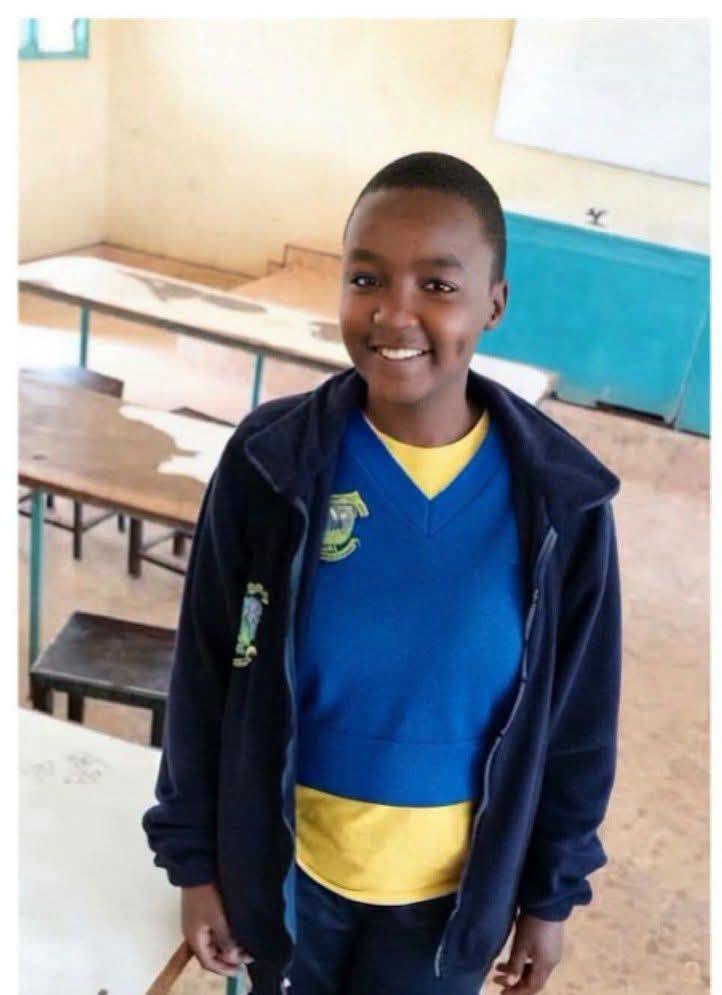 Joy Wangui, an 18-year-old Form Four student at Molo Secondary School