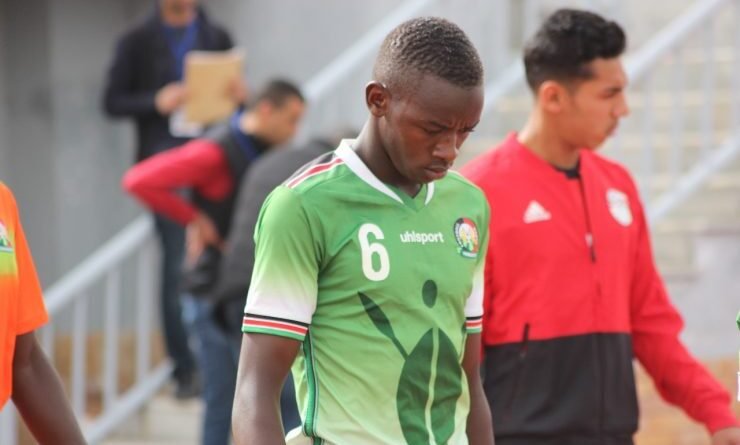 Kenya U-17 football player Alphonce Omija during a previous youth international tournament.