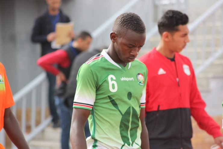 Kenya U-17 football player Alphonce Omija during a previous youth international tournament.