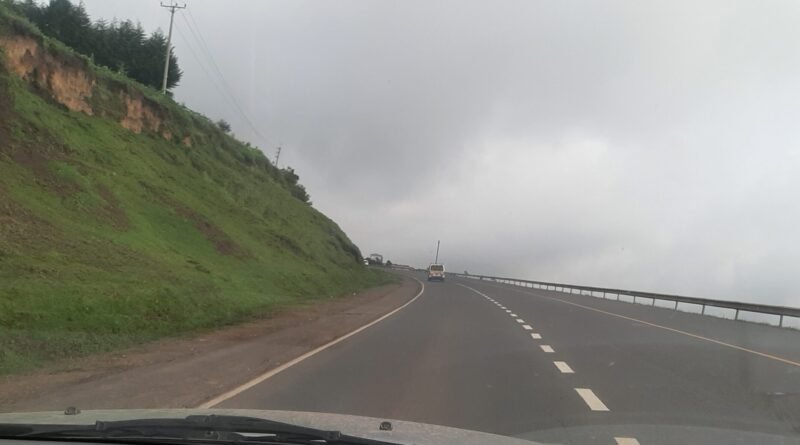 Section of Nairobi-Nakuru highway photographed in December 2019; not the Migaa bus crash