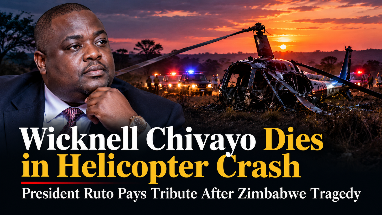 Wicknell Chivayo Dies in Zimbabwe Helicopter Crash as President Ruto Pays Tribute